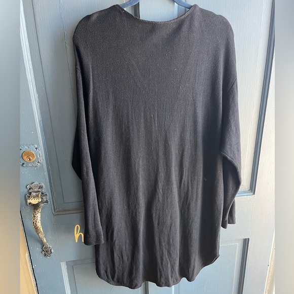 Mieka Black Oversized Button-Up Cardigan, Size M - Picture 4 of 4